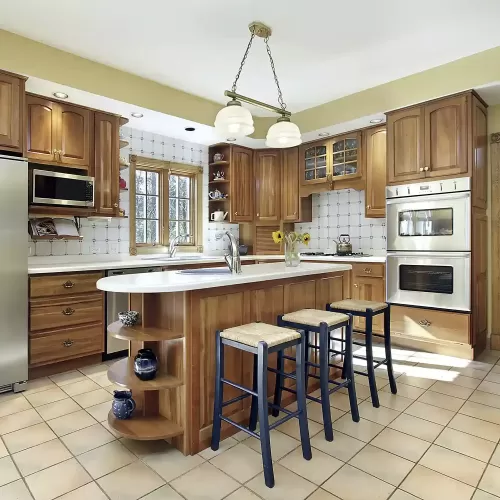 Classic Style Kitchen Island -5-.webp